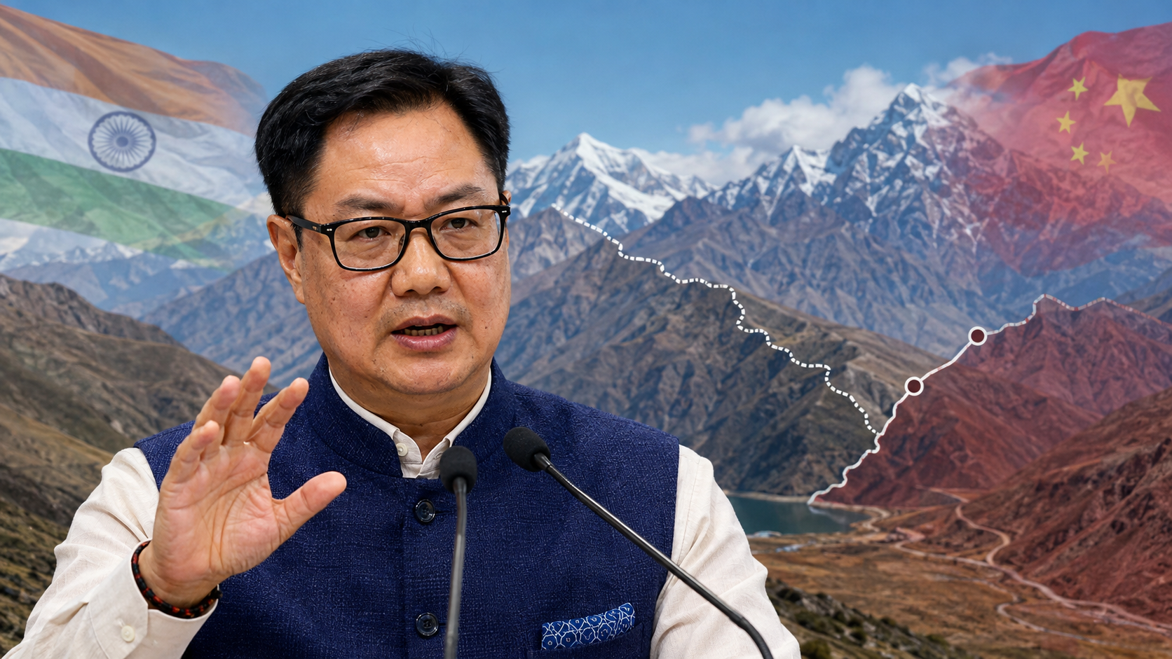 ChatGPT Image AugKiren Rijiju on Arunachal Pradesh China Border Issue 19, 2026, 06_12_33 PM 
