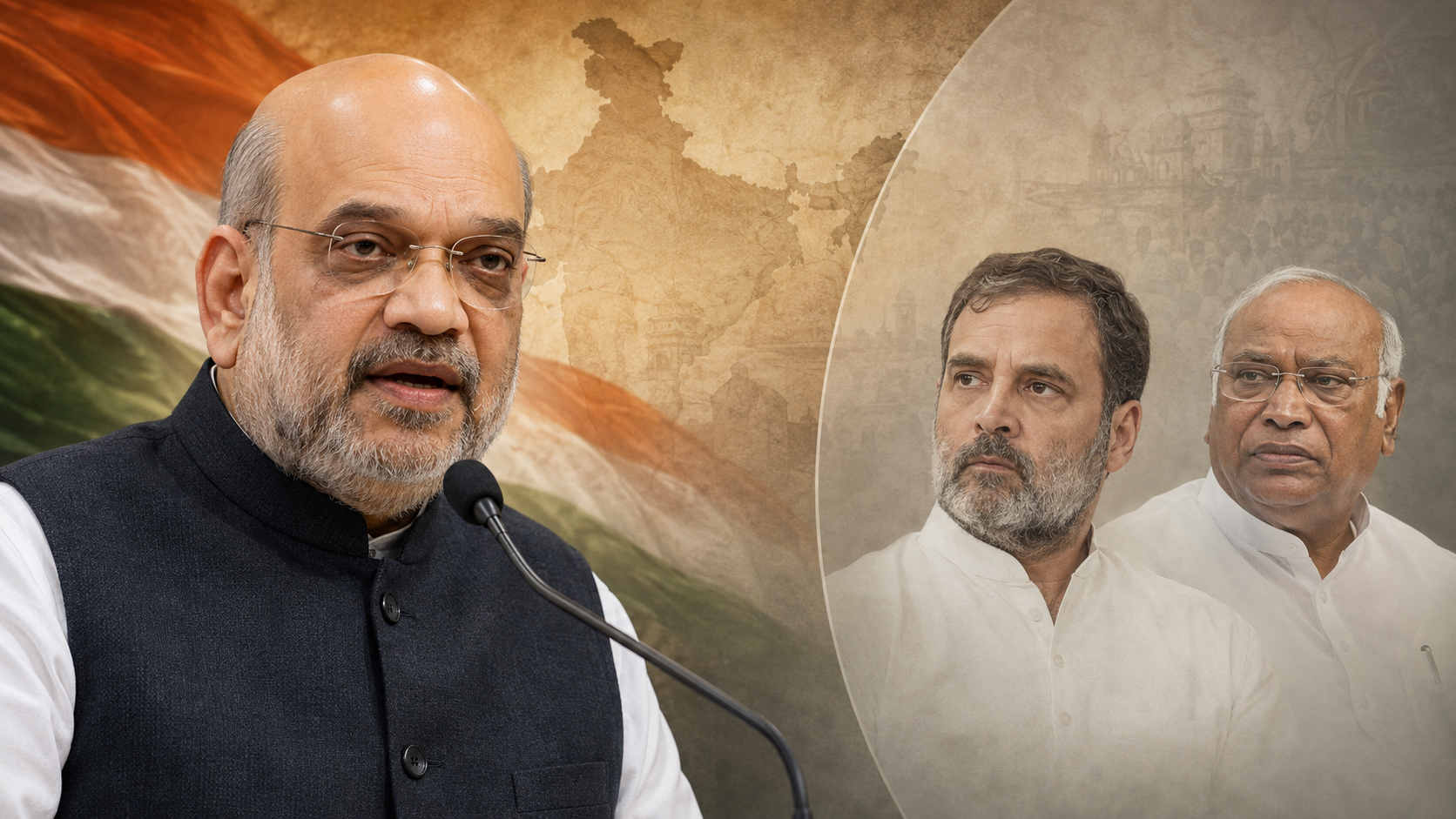 Amit Shah Attacks Congress Over Vande Mataram CWC Decision