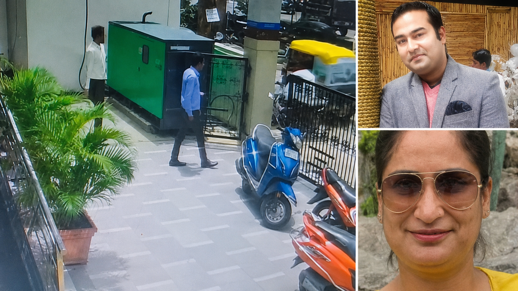 Lucknow Divya Mishra Murder CCTV Footage