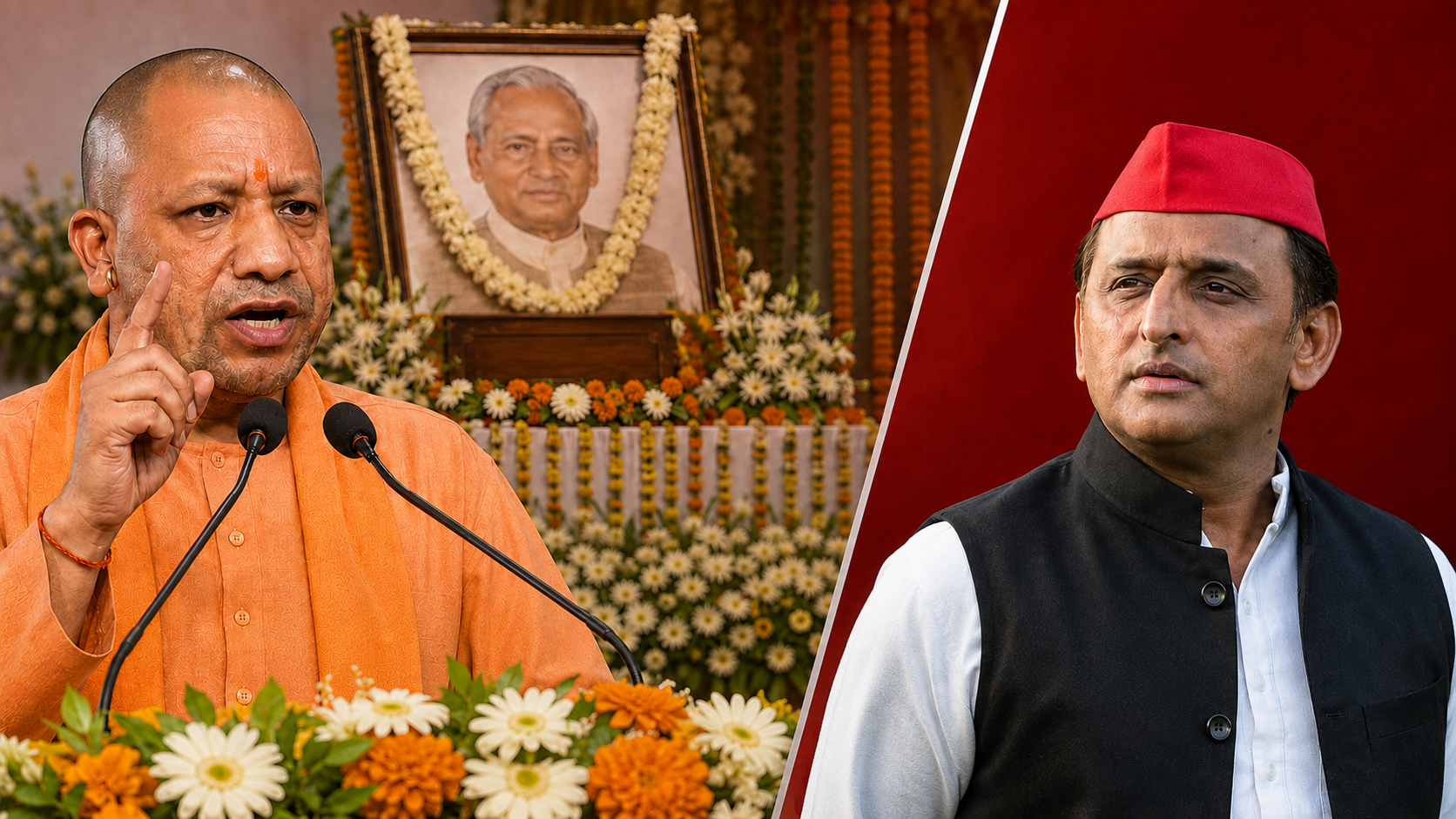 CM Yogi Attacks Akhilesh Yadav Over PDA Formula