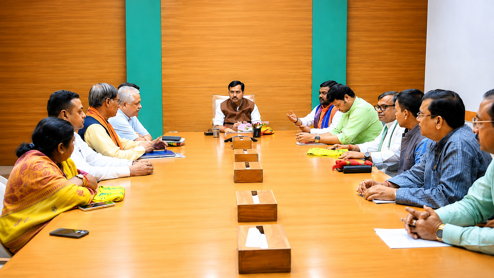 भाजपा अध्यक्ष नितिन नवीन की नई राष्ट्रीय टीम की पहली बैठक 