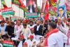 लखनऊ में सपा-कांग्रेस का प्रदर्शन, ज्ञानेश कुमार के इस्तीफे की मांग; पुलिस से नोकझोंक