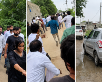 Jaipur CJP Clash: स्कूल देखने पहुंची CJP टीम पर हमला, आशुतोष रांका से मारपीट; गाड़ियों के शीशे तोड़े