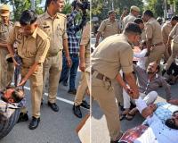 68500 शिक्षक भर्ती पर लखनऊ में उबाल, केशव मौर्य के आवास का घेराव; पुलिस से धक्का-मुक्की