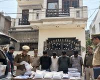 लखनऊ के घर में चल रही थी ‘हेरोइन फैक्ट्री’: ₹50 करोड़ की ड्रग्स बरामद, 4 गिरफ्तार; दिल्ली से खुला पूरा नेटवर्क