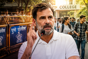 राहुल गांधी के पुणे कार्यक्रम पर पुलिस की 30 शर्तें क्यों? ड्रोन बैन, पोस्टर-बैनर पर रोक; 10 हजार तक भीड़ की उम्मीद