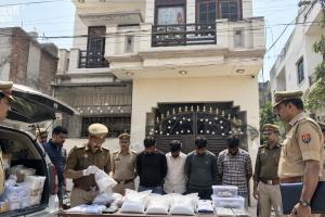 लखनऊ के घर में चल रही थी ‘हेरोइन फैक्ट्री’: ₹50 करोड़ की ड्रग्स बरामद, 4 गिरफ्तार; दिल्ली से खुला पूरा नेटवर्क