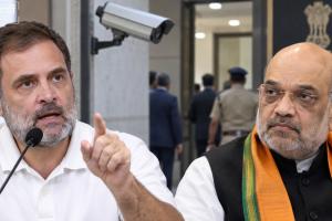महिला पत्रकारों के आरोपों पर राहुल गांधी ने अमित शाह को घेरा, बोले—CCTV सार्वजनिक करो; जांच Crime Branch को