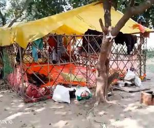 LDA कॉलोनी के पार्क पर अवैध कब्जा, भ्रष्टाचार की भेंट चढ़ा सौंदर्यीकरण बजट